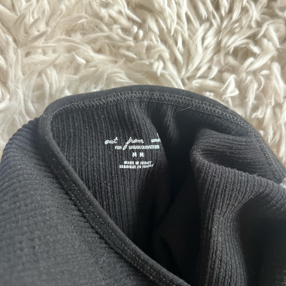 Urban Outfitters Black Ribbed Halter Top - Picture 3 of 3